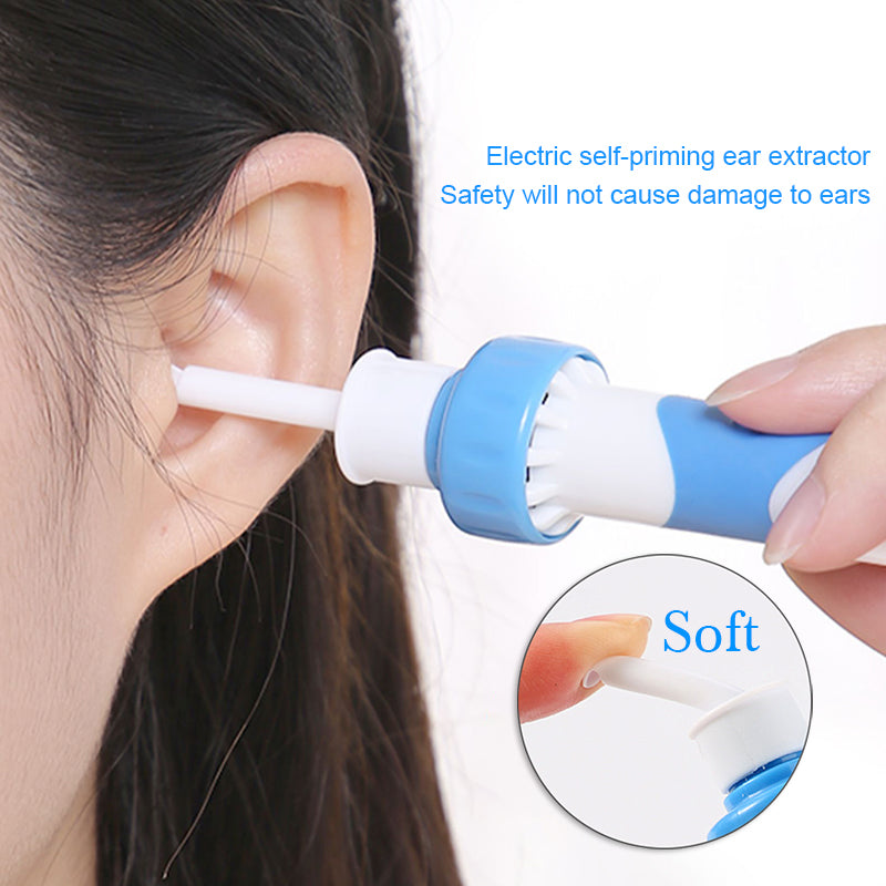 Electric Earpick Adults Children With Lighted Ear Suction Device Automatic Painless Ear Cleaner Electric Ear Wax Remove